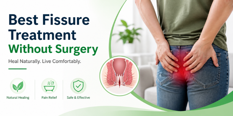 Best Fissure Treatment Without Surgery – Safe & Effective Options