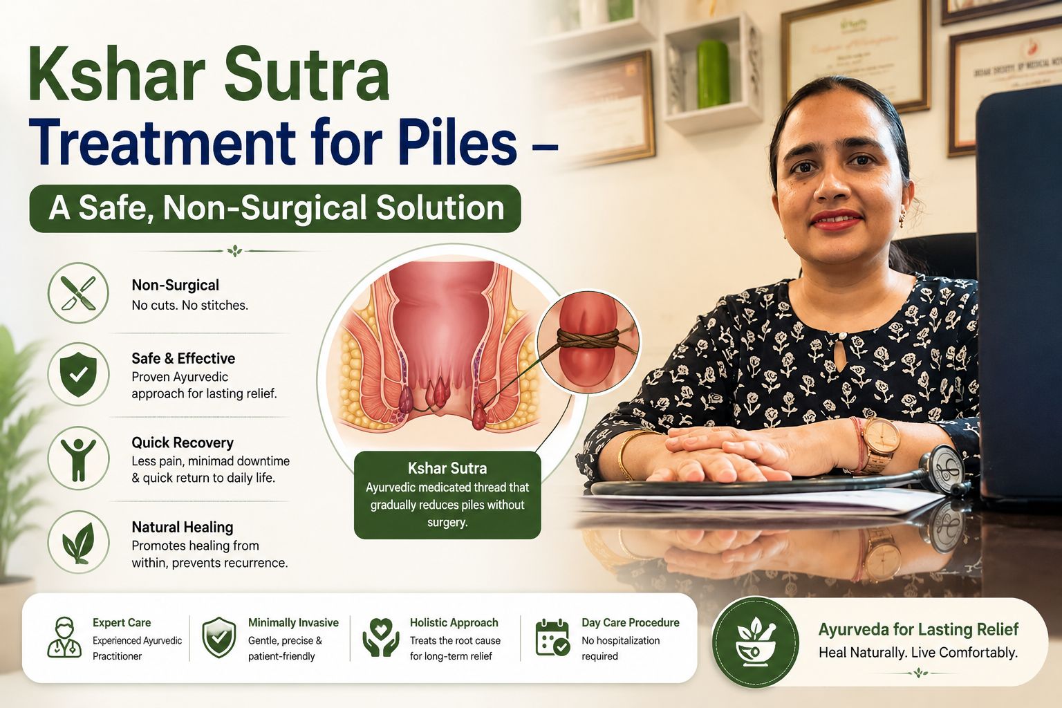 kshar sutra treatment for piles