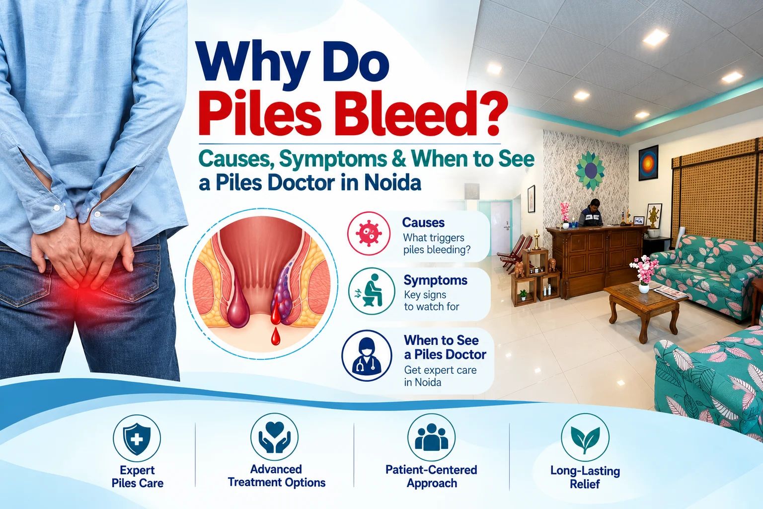 why do piles bleed